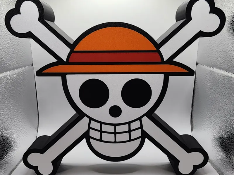One Piece - Straw Hat Pirates (Light Up Sign)