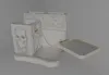 Split shelf option for cleaner print