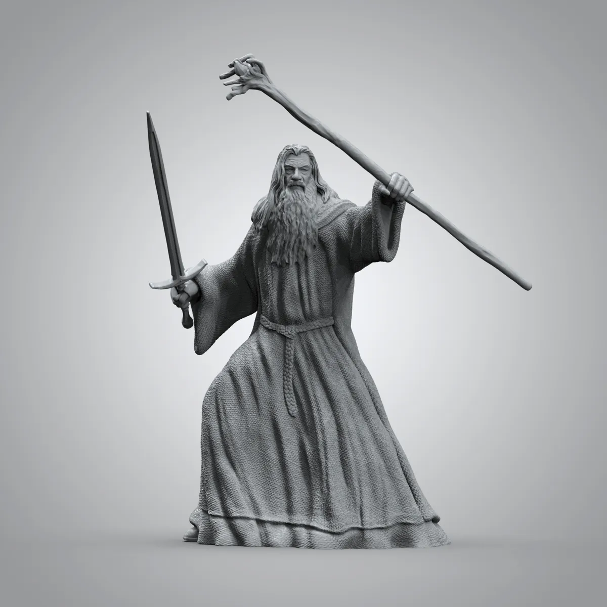Dekorative Gandalf-Figur zum Sammeln – handgefertigtes Ornament und Geschenk