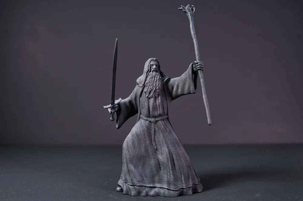 Statuetta decorativa da collezione di Gandalf - Ornamento e regalo fatti a mano