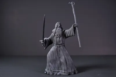 Statuetta decorativa da collezione di Gandalf - Ornamento e regalo fatti a mano