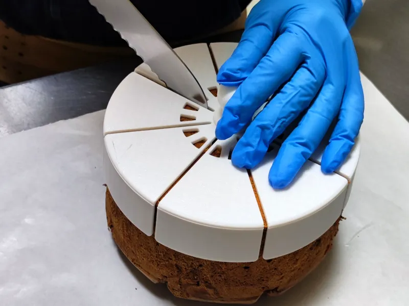シフォンケーキ用ケーキデバイダー（5分割、6分割、8分割）