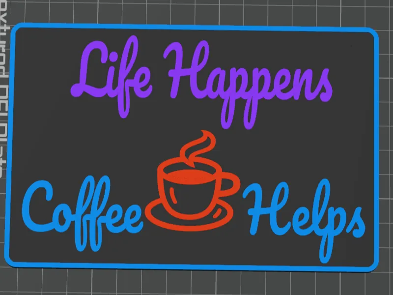 Life Happens, Coffee Helps Wall Art
