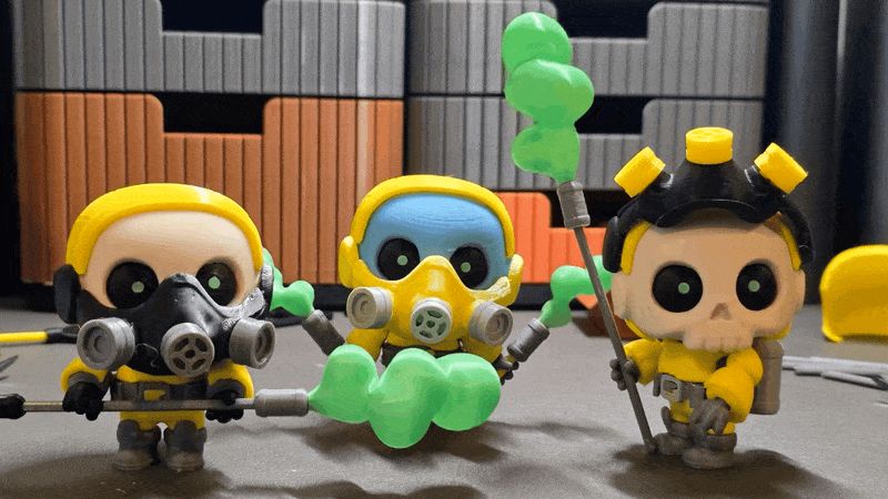 Skullbotz Fallout Hooligans Cute Desk Toy - No AMS