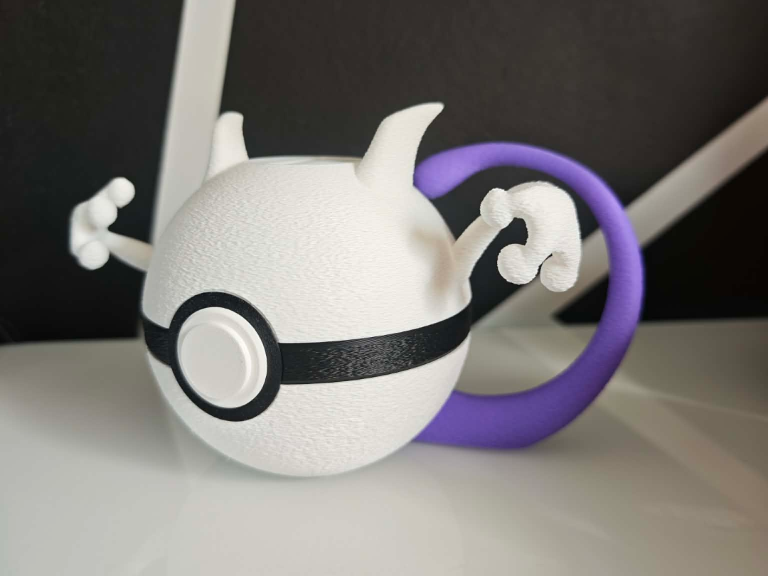 Mewtwo Pokeball Piggy Bank Money Saving Box