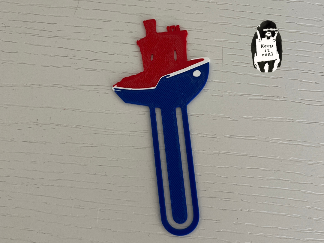 4th of July Benchy Bookmark (1776)