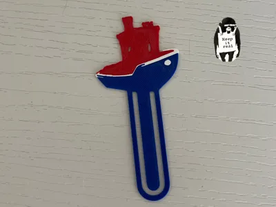 4th of July Benchy Bookmark (1776)
