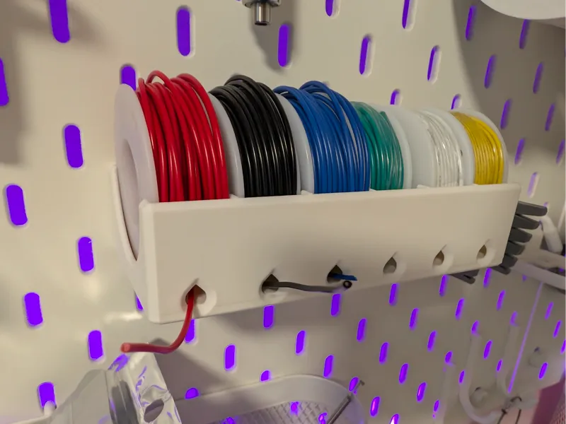 Ikea Skadis Wire Spool Holder