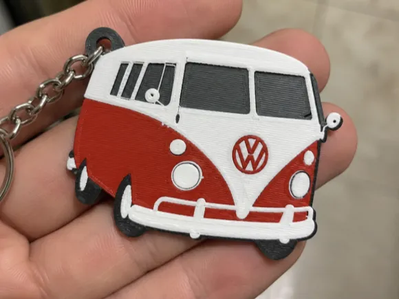 Llavero: Camper Van Volkswagen Llavero Destapador abre lata. Referencia del modelo original.