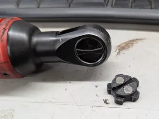 milwaukee 3/8 m12 rachet driver finger knob