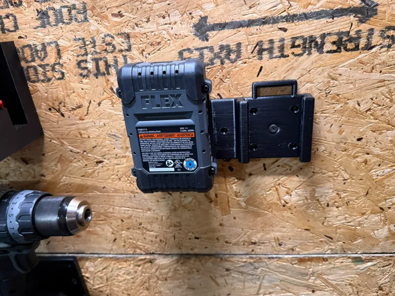 Flex 24v Tool Battery Wall Mounts