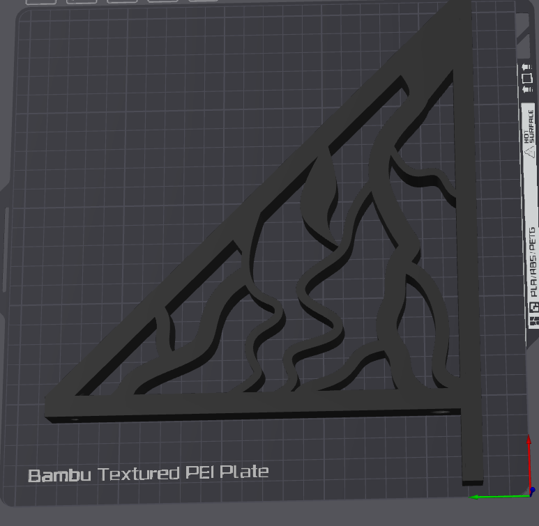 Miniatura 3 do modelo 3D Generative Design Shelf Bracket
