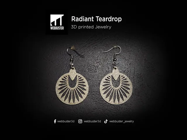 Radiant Teardrop Earrings