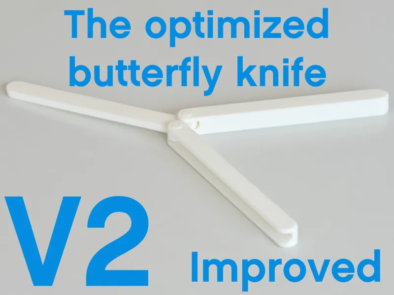The optimized butterfly knife - V2