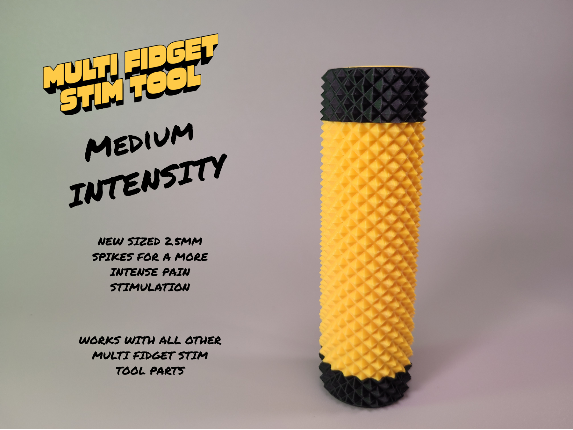 Multi Fidget stim Tool Medium Intensity Spikes