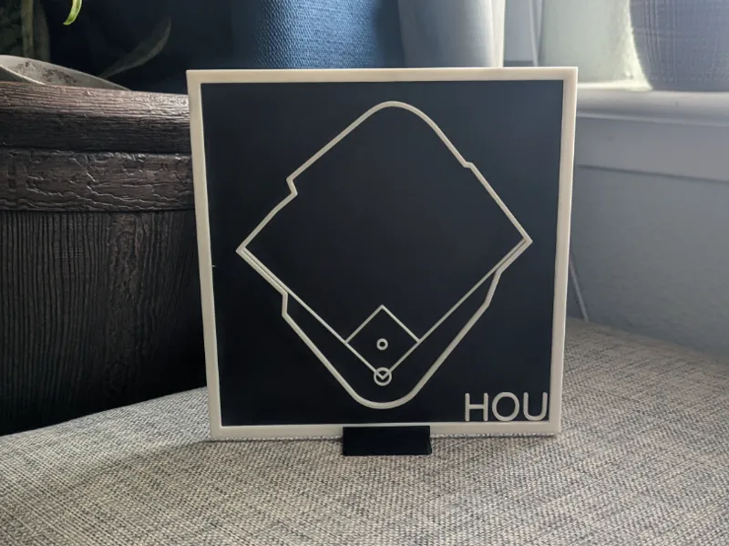 Houston Astros Baseball Stadium Display