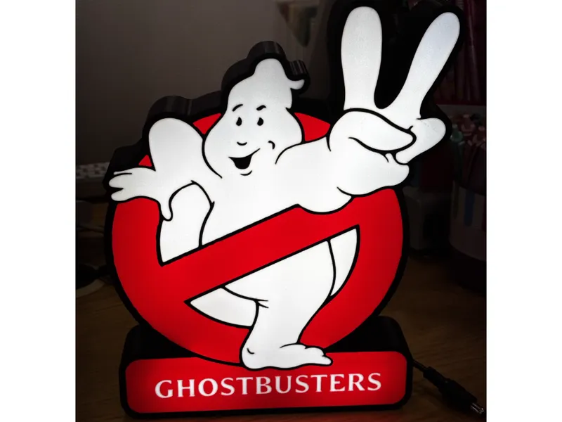 Ghostbusters light box lamp