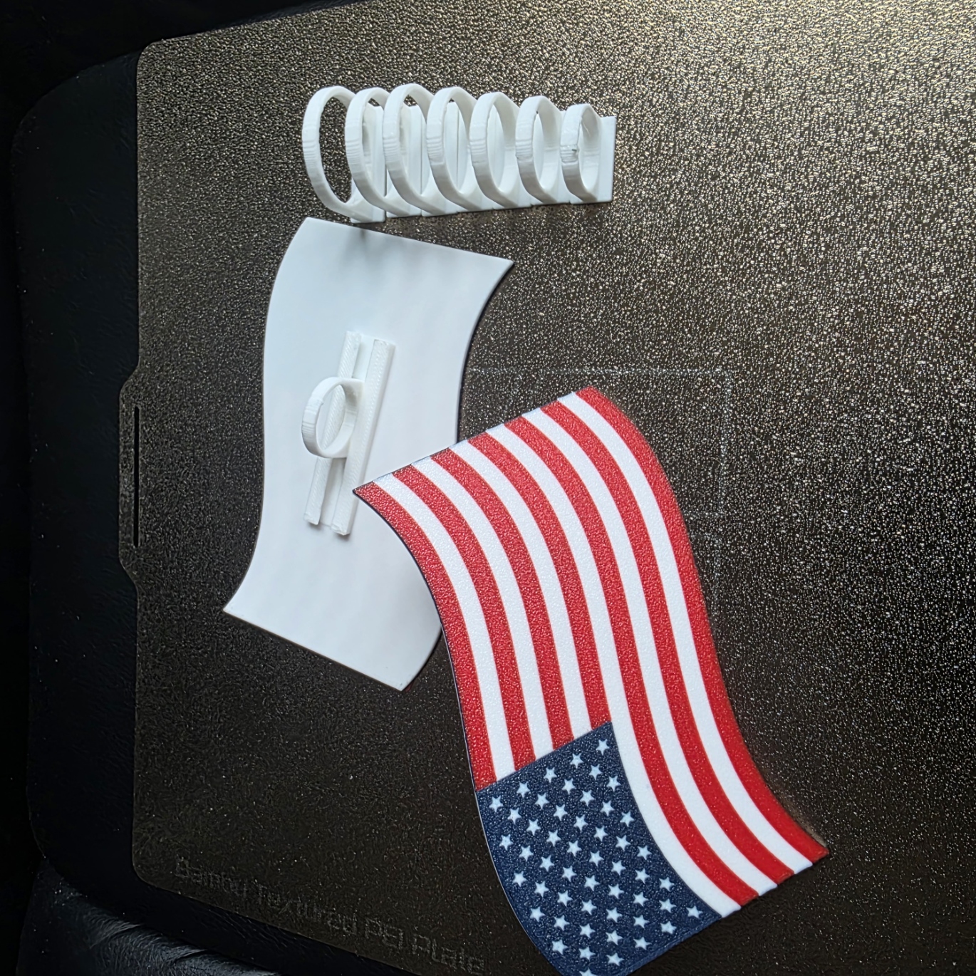 Miniatura 2 do modelo 3D US flag Hype Ring 
