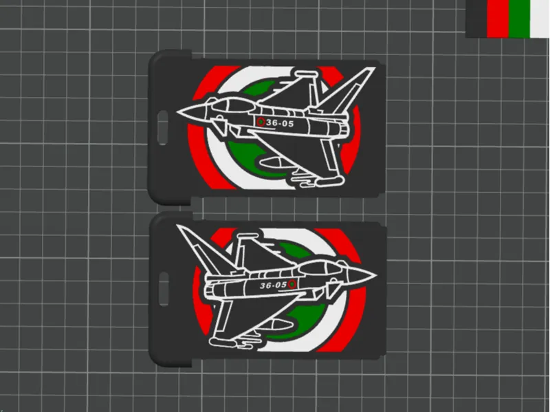 POTRA BADGE POSTERIORE EUROFIGHTER PICCOLO