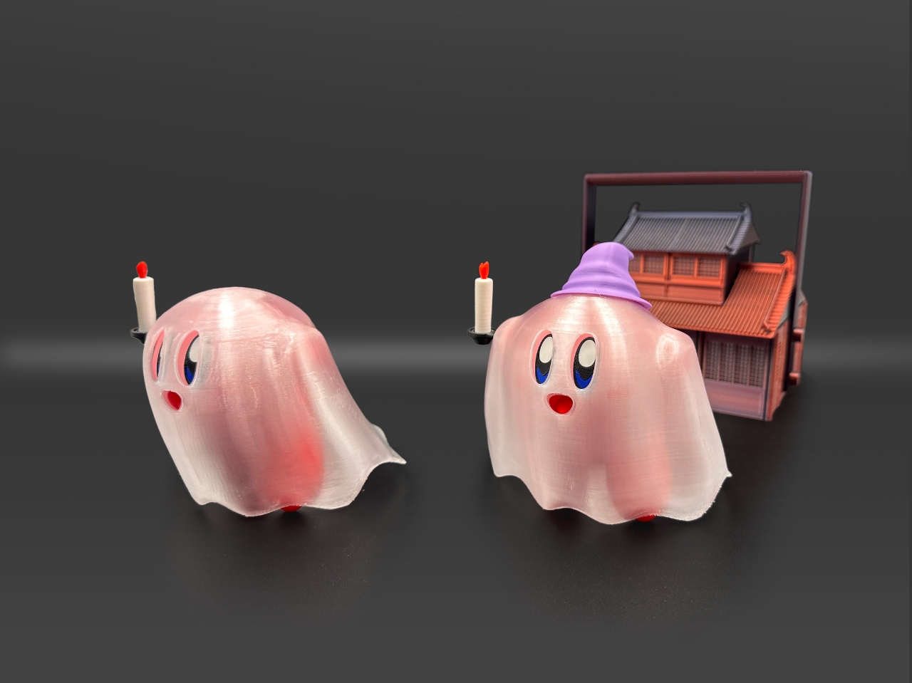 Miniatura 2 do modelo 3D 万圣节小幽灵 | 星之卡比捣蛋鬼 | 星のカービィ，Kirby