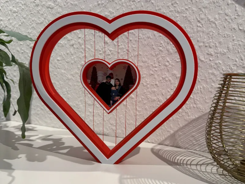 Valentinstag Herz Fotorahmen Dekor/Geschenk