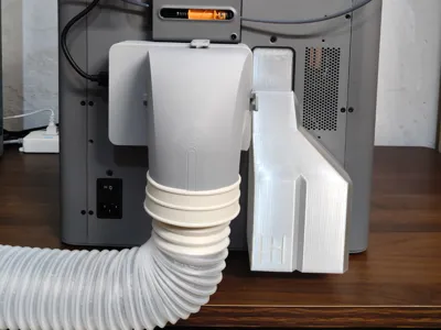 P2S poop bin perfectly compatible with official external exhaust kit