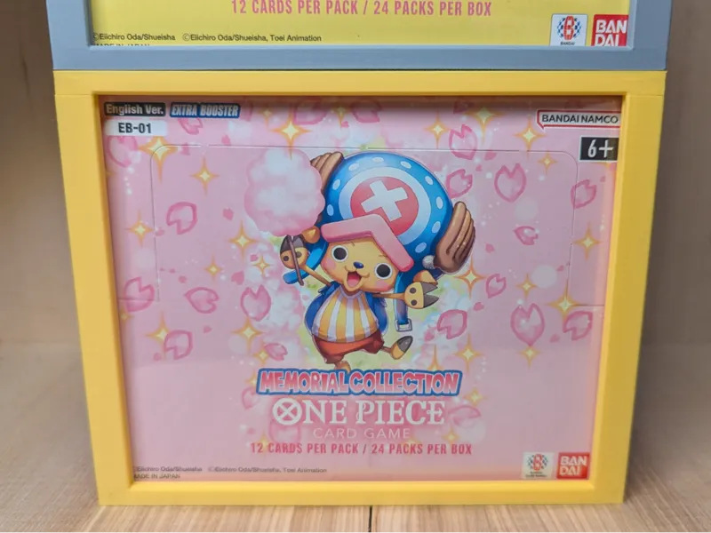 One Piece Booster Box Case - Stackable Vertical