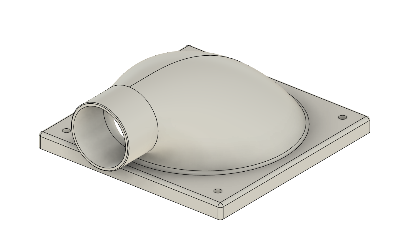 Miniatura 6 do modelo 3D 3D打印排气方案 12CM风扇 之窗户排气