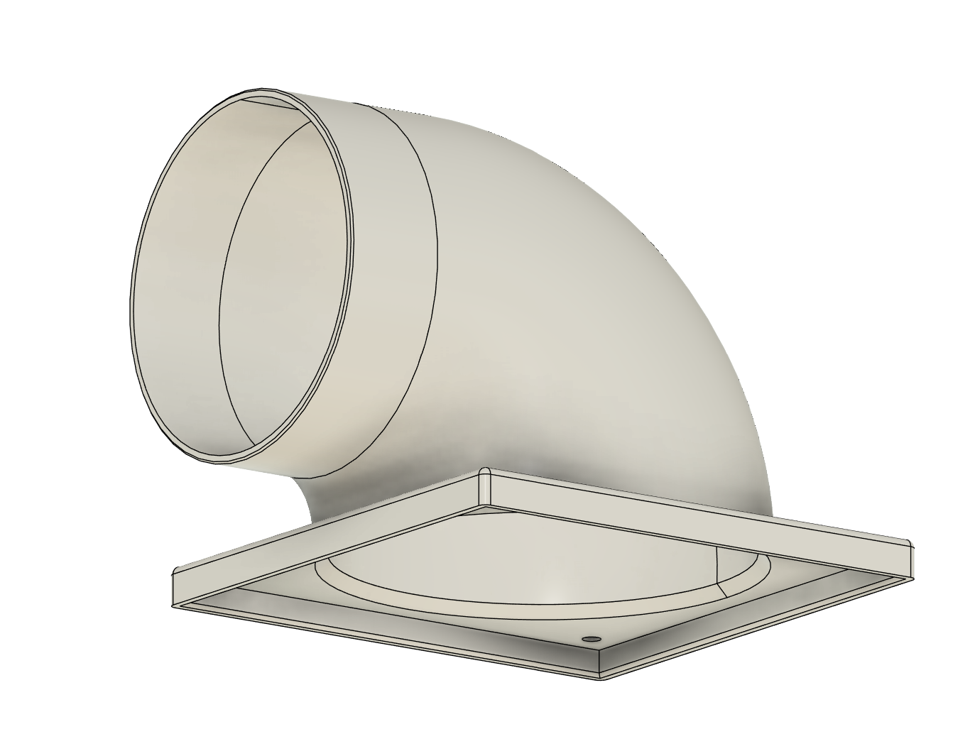 Miniatura 7 do modelo 3D 3D打印排气方案 12CM风扇 之窗户排气