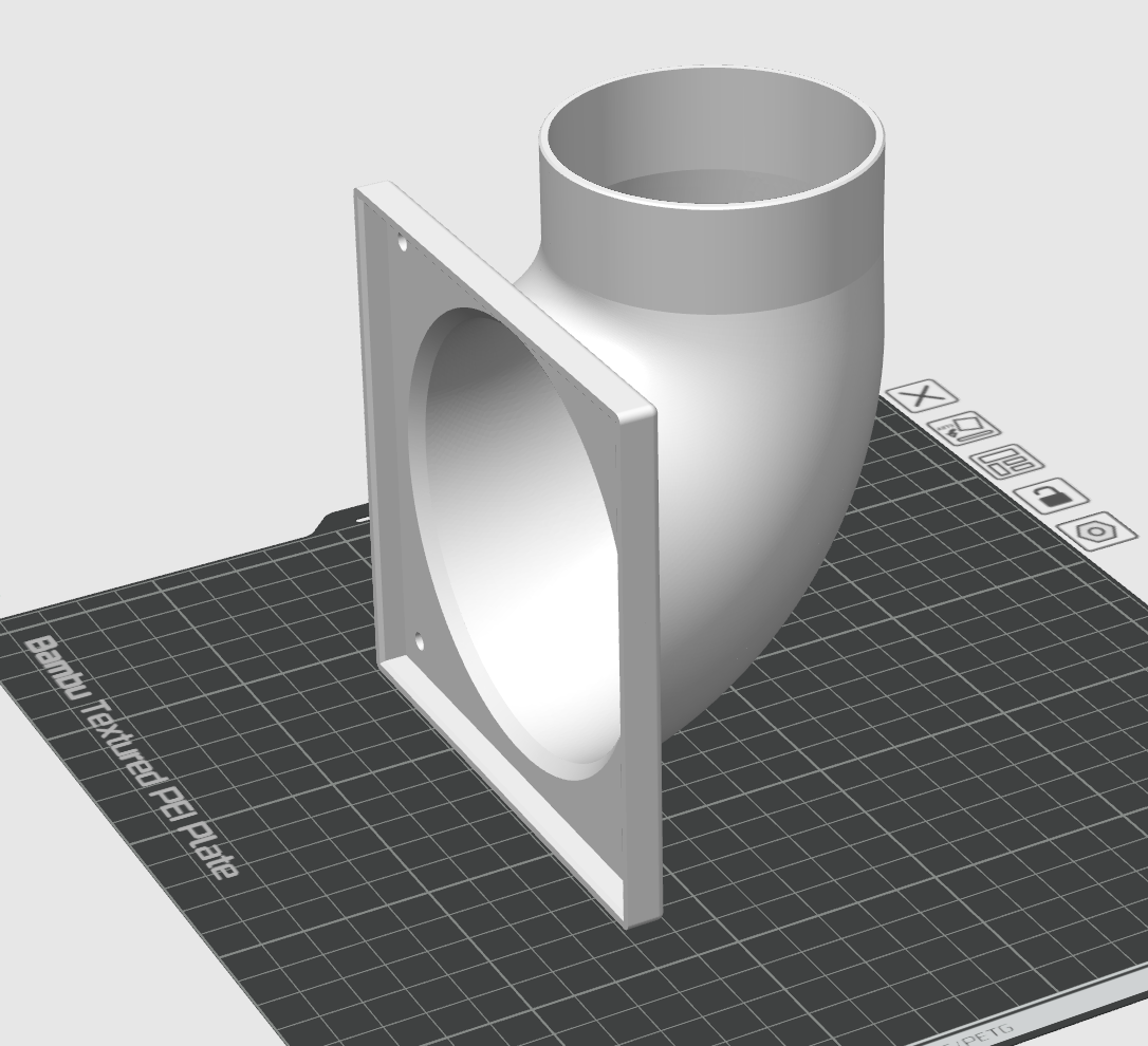 Miniatura 9 do modelo 3D 3D打印排气方案 12CM风扇 之窗户排气