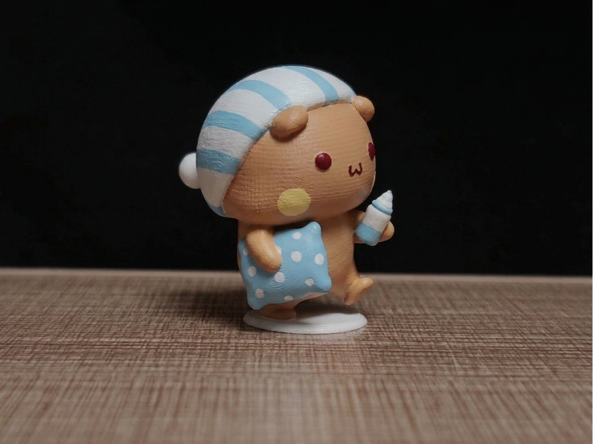 情侣熊系列-准备睡觉布 布（Couple Bear-hug pillow sleep bu bu）
