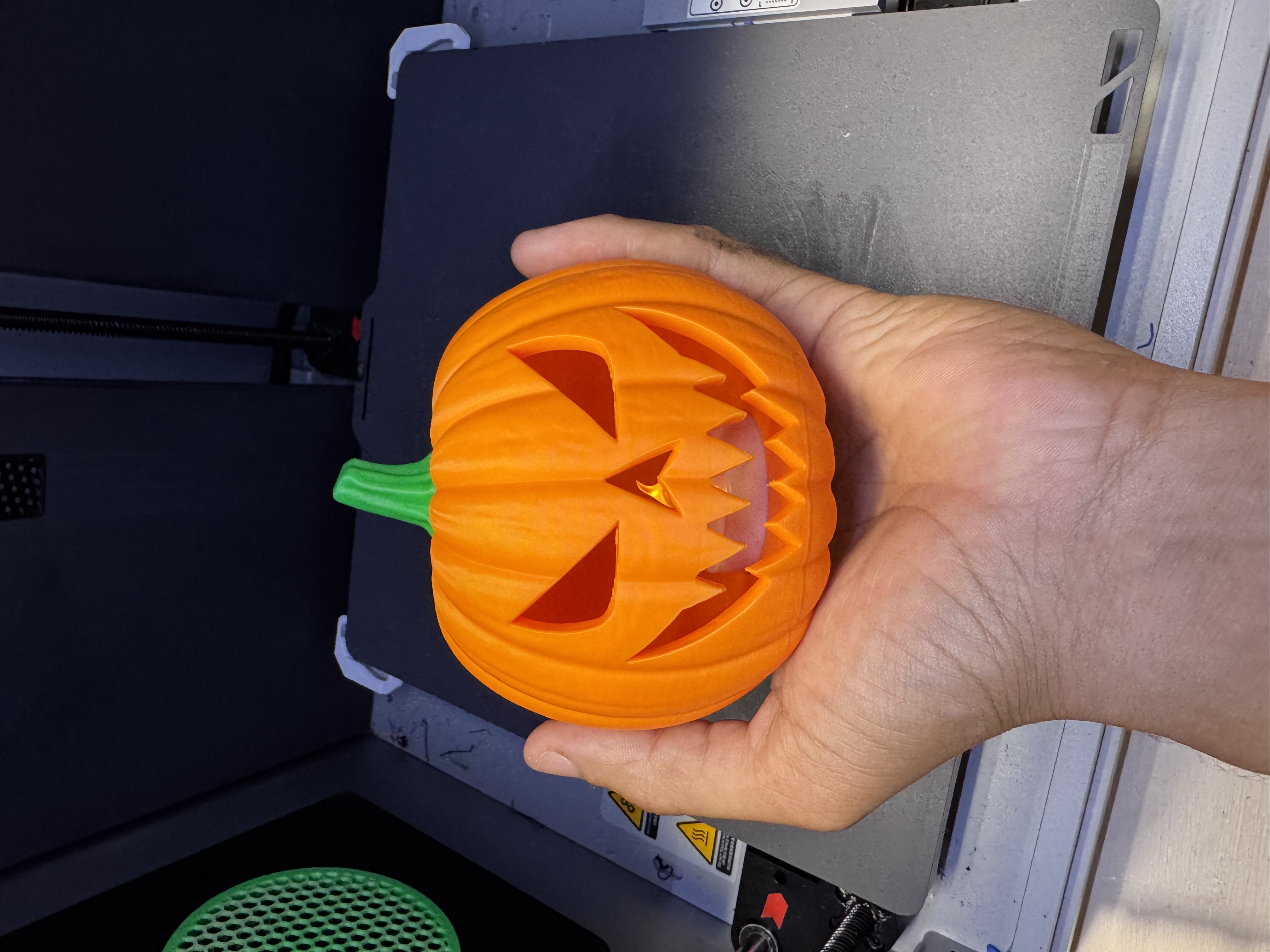 Jack-O'-Lantern Tea Light - 1