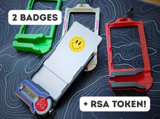 2 Badge Holder (+ RSA Token)