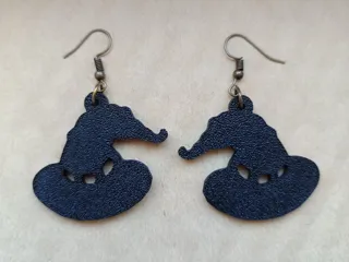 Witch's Hat Halloween Earrings
