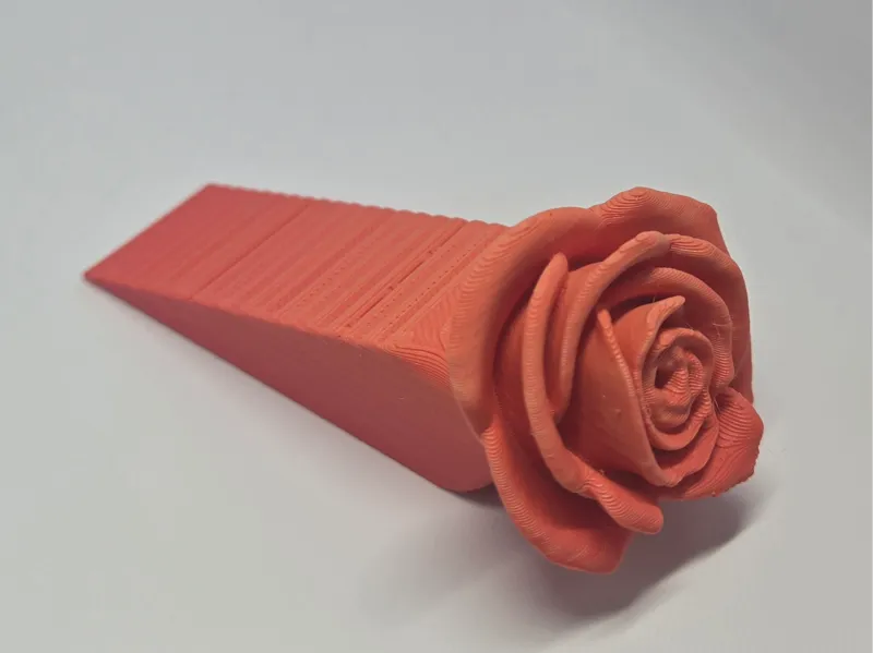Rose Door Stop - Floral Door Wedge Decor