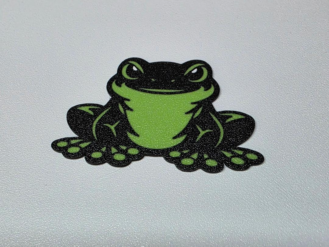 Smiling Frog Flat Decor (AMS Ready)
