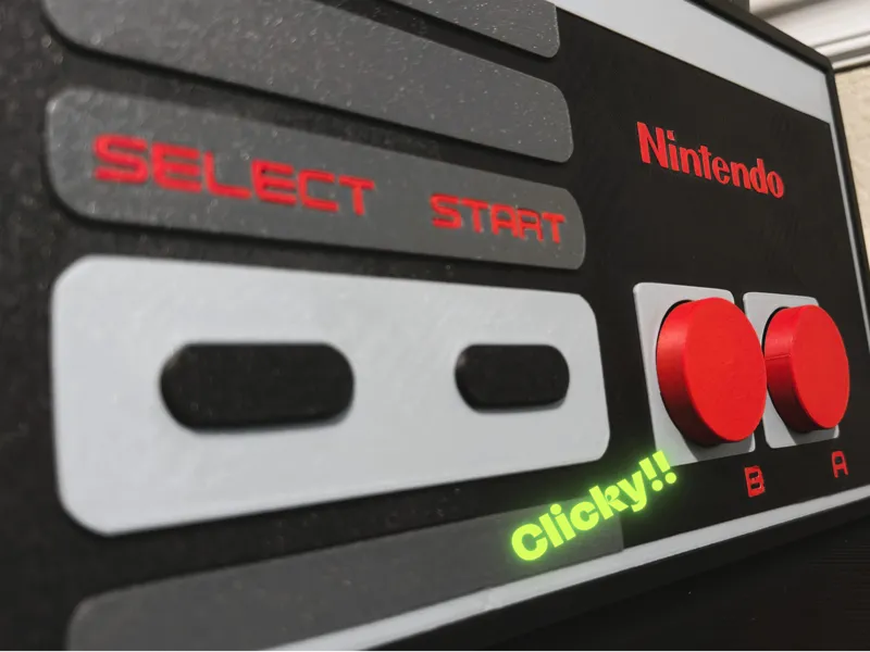 NES Controller (NO AMS) Wall Art & CLICKY