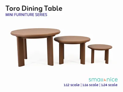 Toro Dining Table - Mini Furniture