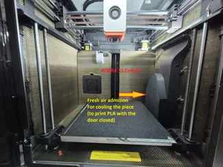 Anycubic Kobra S1 Combo-Filtered Fresh Air Intake