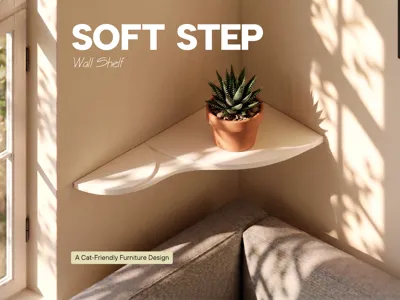 Soft Step wall shelf