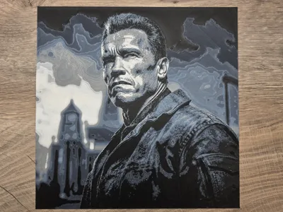 Arnold Schwarzenegger - Hueforge