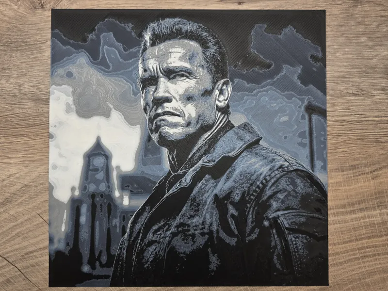 Arnold Schwarzenegger - Hueforge