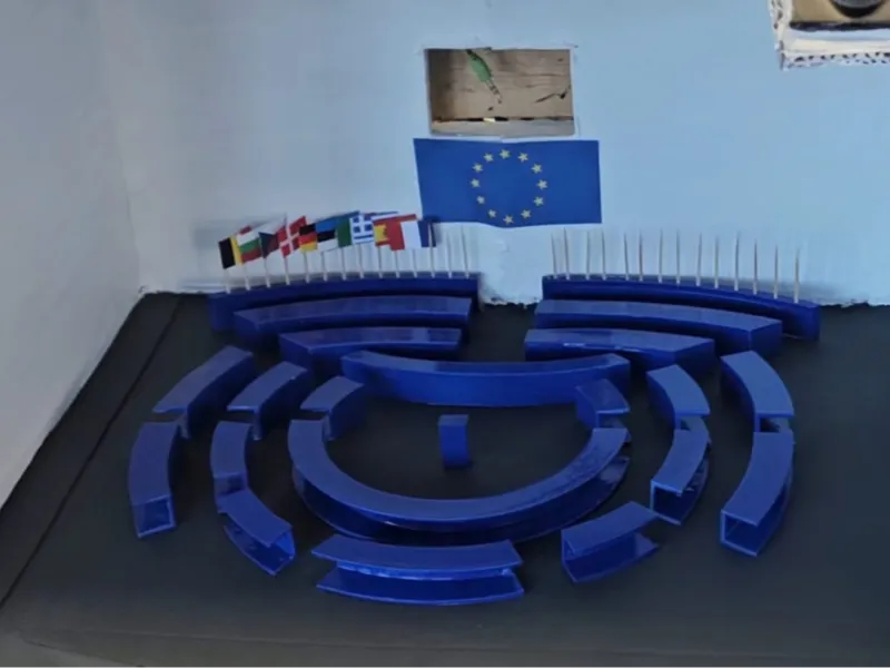 EU-Parliement Brussels inside