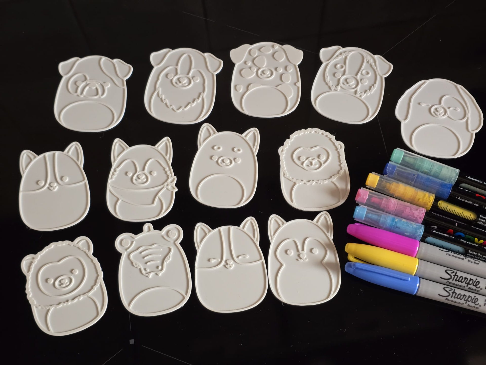 Squishmallows Animal Friends Coloring Craft Pack