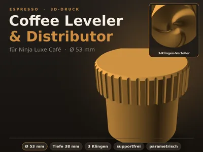 Coffee Leveler&Distributor für Ninja Luxe(Ø 53 mm)
