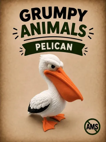Accesorio para impresora 3D: Grumpy Pelican — vista de referencia 2