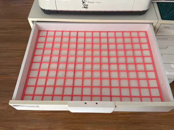 Grille Gridfinity pour grand tiroir Ikea Alex 60x42cm