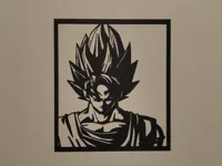 Décoration murale Goku Super Saiyan (Dragon Ball) — photo 1
