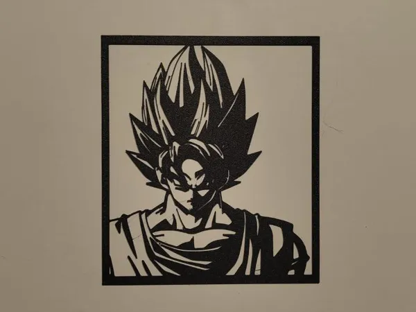 Décoration murale Goku Super Saiyan (Dragon Ball)