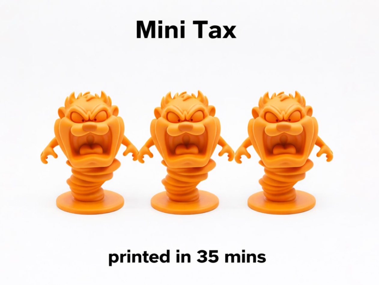 Mini Taz – Inspired Tasmanian Devil Tornado Figure